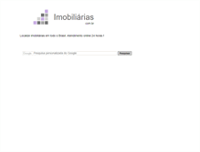 Tablet Screenshot of imobiliarias.com.br